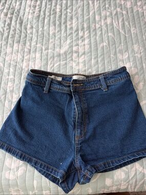 Universal Thread Dark Blue High-Rise Denim Shorts